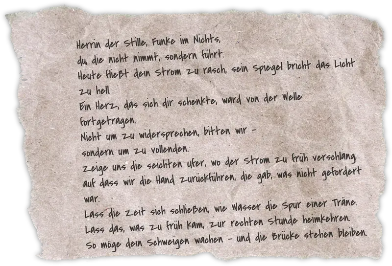 Ein altes Gebet an Kana'Sitharis