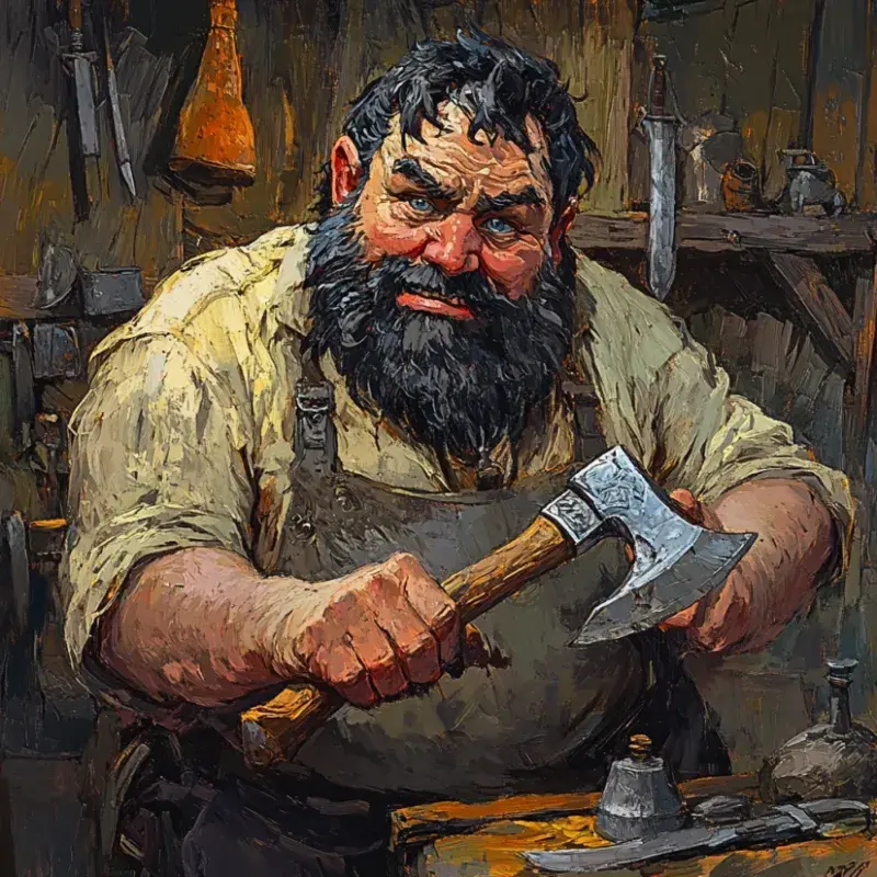Porträt von Borin Hammerklau