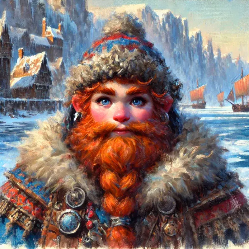 Porträt von Bruni Frostbart