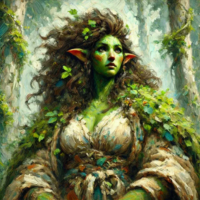 Porträt von Großdruidin Liondra