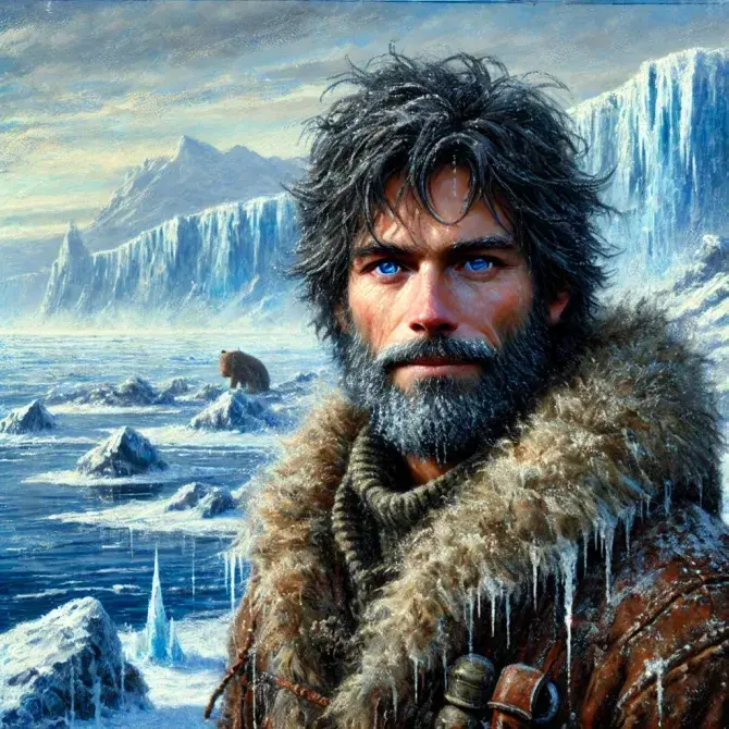 Porträt von Kael der Frostwanderer