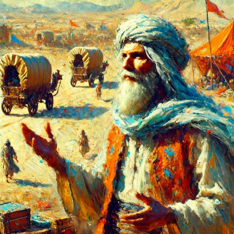Porträt von Zahir der Geschichtenerzähler